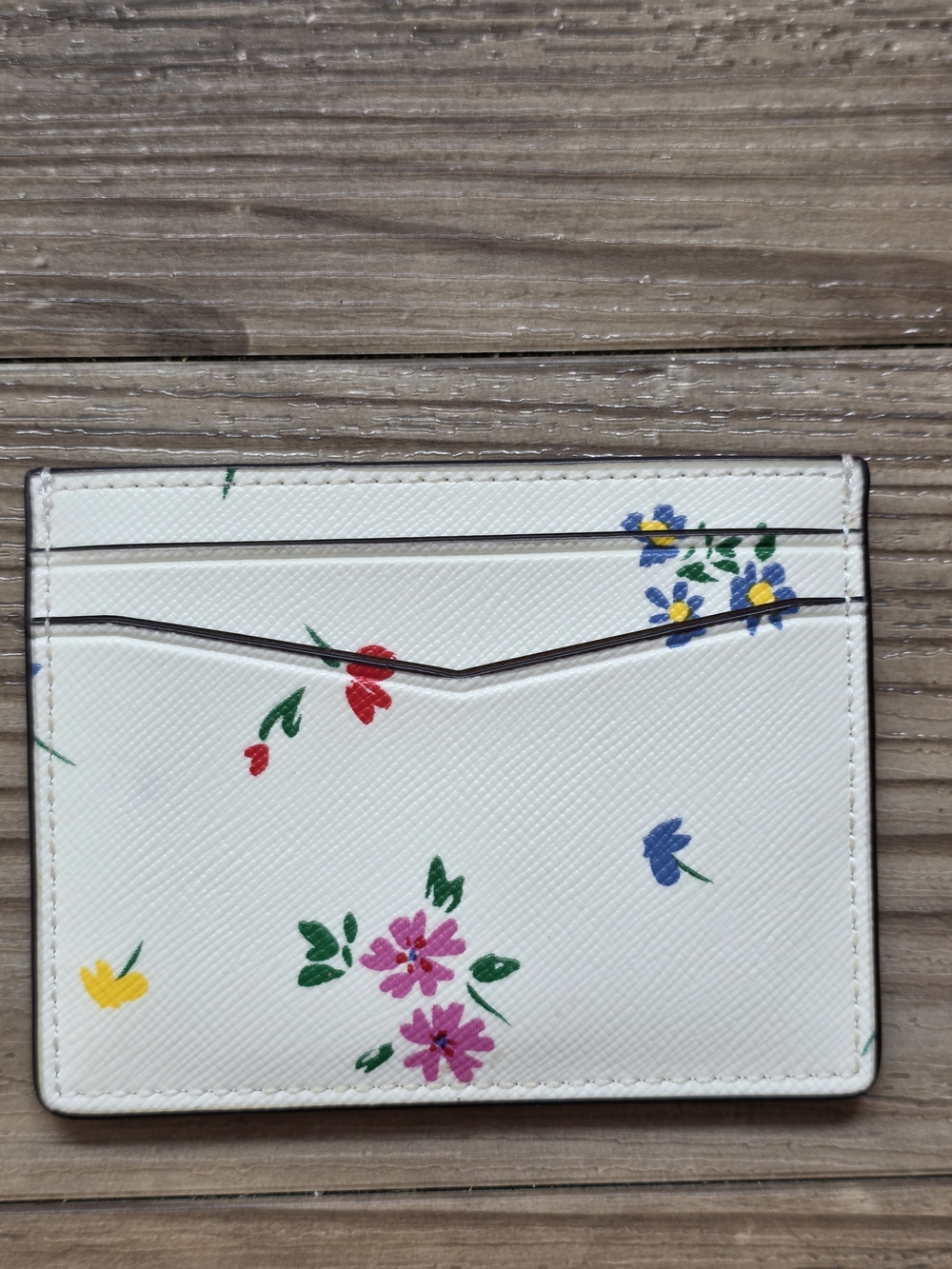 kate spade White Floral Slim Card Holder - Picture 2 of 4